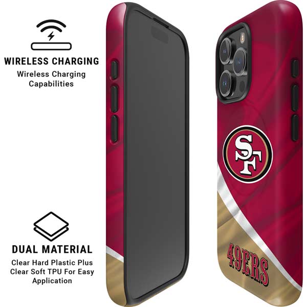 NFL San Francisco 49ers iPhone 16 Pro Max Magsafe Impact Case