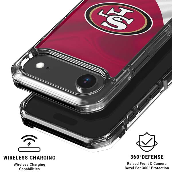 NFL San Francisco 49ers iPhone 17 Air Clear Case