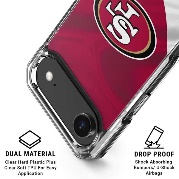 NFL San Francisco 49ers iPhone 17 Air Clear Case