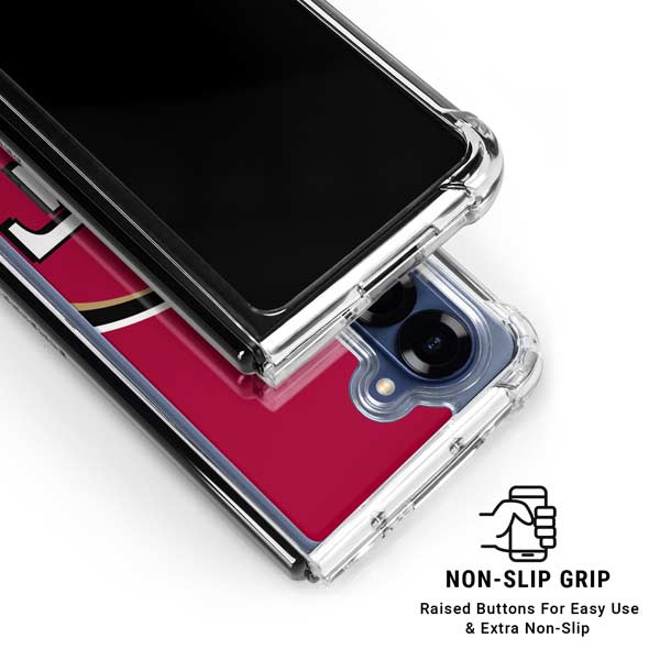 NFL San Francisco 49ers Large Logo Galaxy Z Fold7 Clear Case