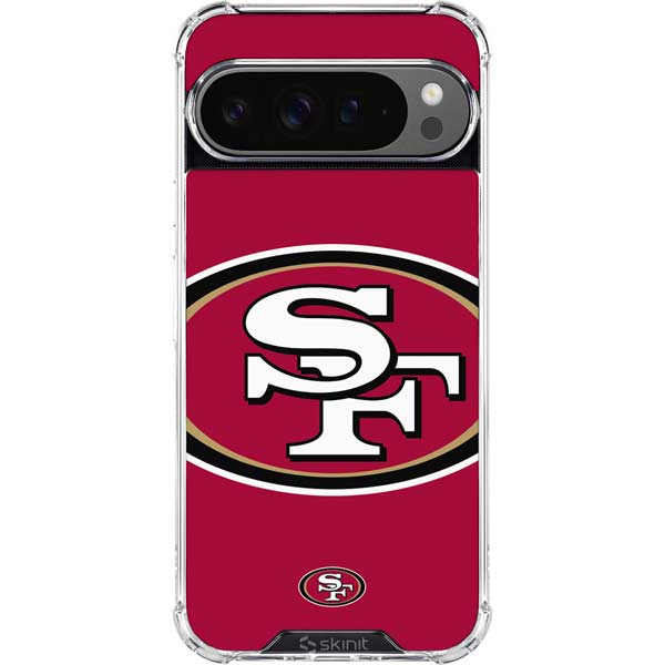 NFL San Francisco 49ers Large Logo Google Pixel 10 Pro Clear Case