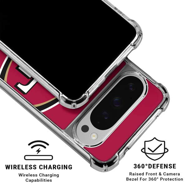 NFL San Francisco 49ers Large Logo Google Pixel 10 Pro Clear Case