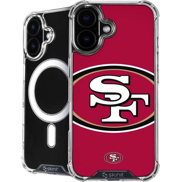NFL San Francisco 49ers Large Logo iPhone 16 Plus MagSafe Case