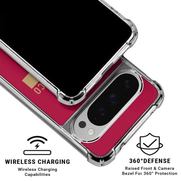 NFL San Francisco 49ers Red Performance Series Google Pixel 10 Pro Clear Case