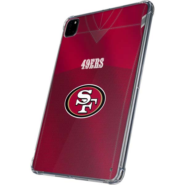 NFL San Francisco 49ers Team Jersey iPad Pro 11in (2024) Clear Case