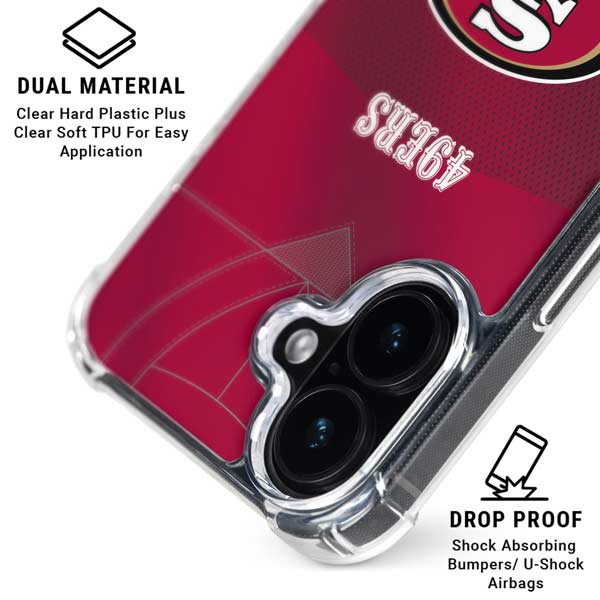 NFL San Francisco 49ers Team Jersey iPhone 17 MagSafe Case