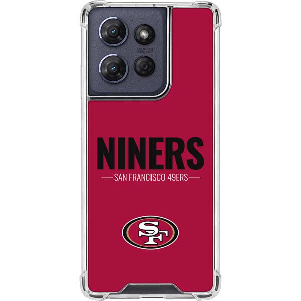 NFL San Francisco 49ers Team Motto Moto G Power 5G (2025) Clear Case