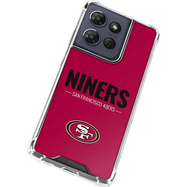 NFL San Francisco 49ers Team Motto Moto G Power 5G (2025) Clear Case