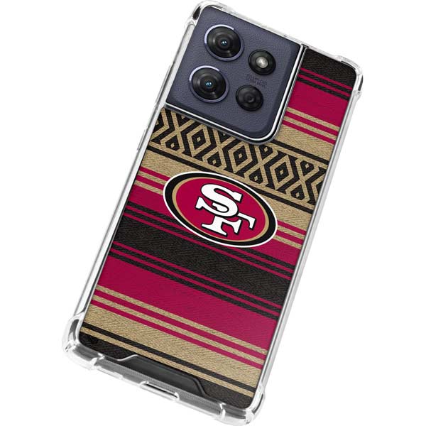 NFL San Francisco 49ers Trailblazer Moto G 5G (2025) Clear Case