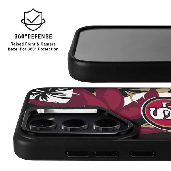 NFL San Francisco 49ers Tropical Print Galaxy S26 Kickstand Case