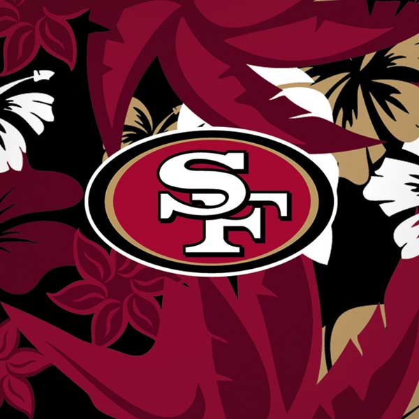 NFL San Francisco 49ers Tropical Print iPhone XS Pro Case