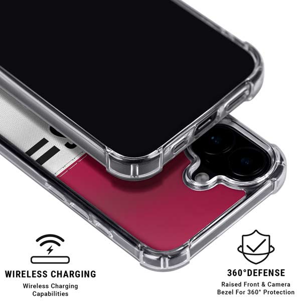 NFL San Francisco 49ers White Striped iPhone 17 MagSafe Case