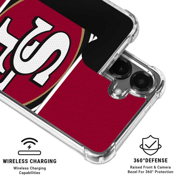 NFL San Francisco 49ers Zone Block Galaxy S26 Clear Case