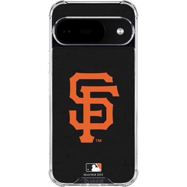 MLB San Francisco Giants - Solid Distressed Google Pixel 10 Clear Case