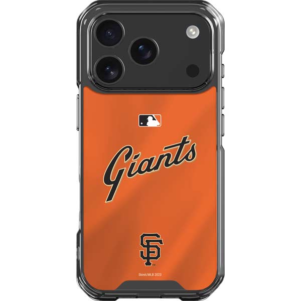 MLB San Francisco Giants Alternate Home Jersey iPhone 17 Pro Clear Case