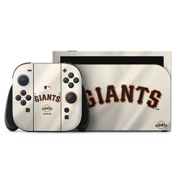 MLB San Francisco Giants Home Jersey Nintendo Switch 2 (2025) with Joy-Con Skin