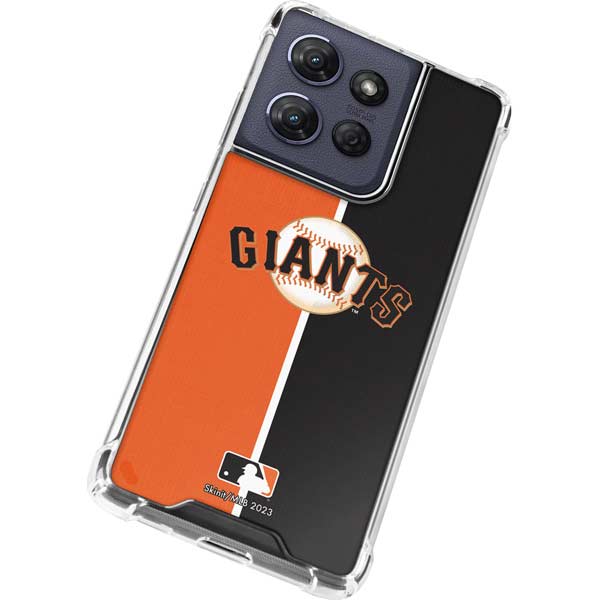 MLB San Francisco Giants Split Moto G Play 5G (2025) Clear Case