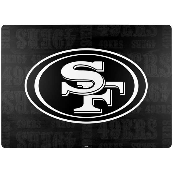 NFL San Franciso 49ers Black & White Surface Laptop 7 15in Skin