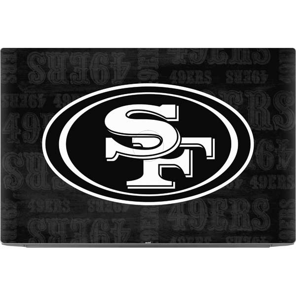NFL San Franciso 49ers Black & White Dell XPS Skin