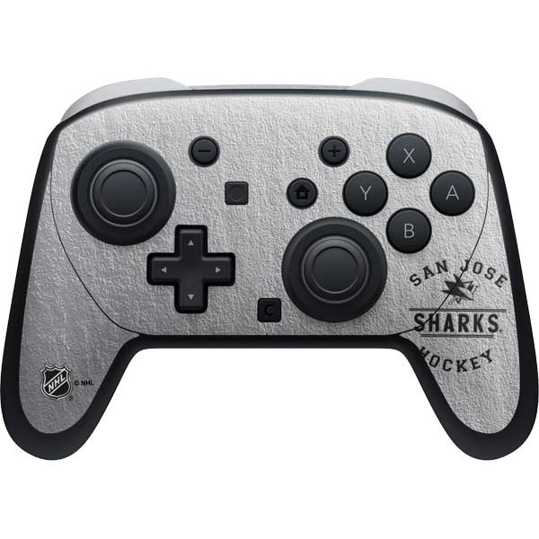 NHL San Jose Sharks Black Text Nintendo Skins