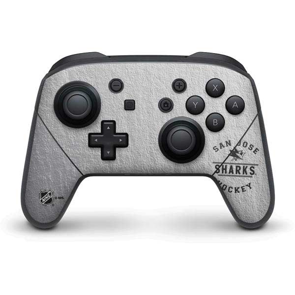 NHL San Jose Sharks Black Text Nintendo Skins