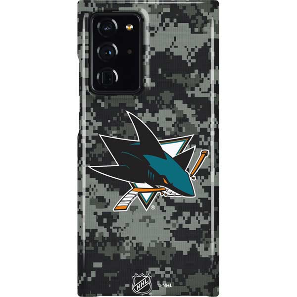 NHL San Jose Sharks Camo Galaxy Cases