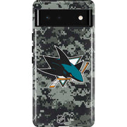NHL San Jose Sharks Camo Pixel Cases