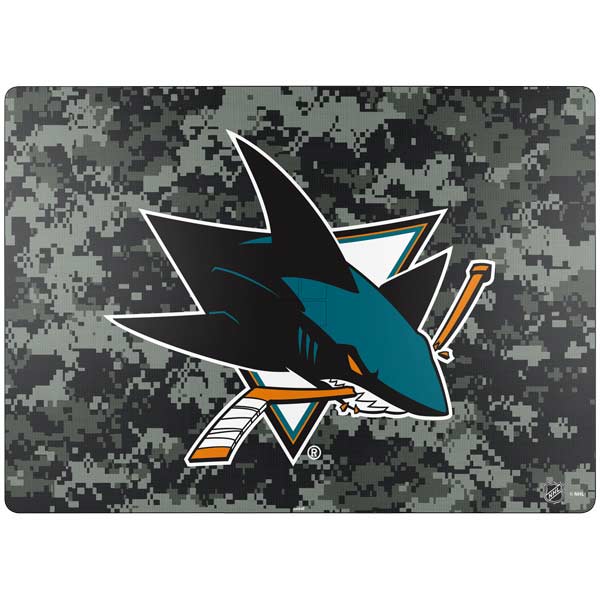 NHL San Jose Sharks Camo Surface Laptop 7 13.8in Skin