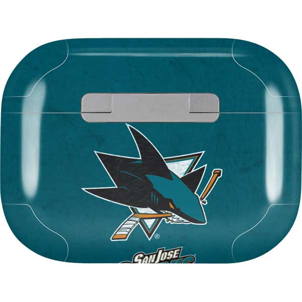 NHL San Jose Sharks Distressed AirPods Skins