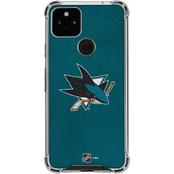 NHL San Jose Sharks Distressed Pixel Cases