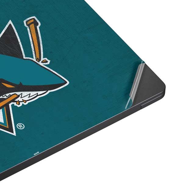 NHL San Jose Sharks Distressed Surface Laptop 7 15in Skin