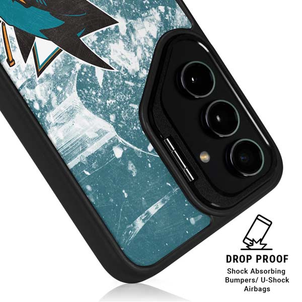 NHL San Jose Sharks Frozen Galaxy S26 Plus Kickstand Case