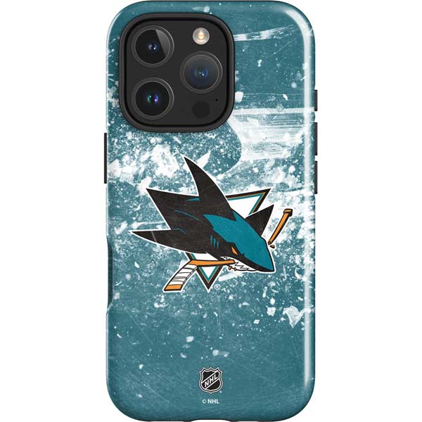 NHL San Jose Sharks Frozen iPhone 16 Pro Magsafe Impact Case