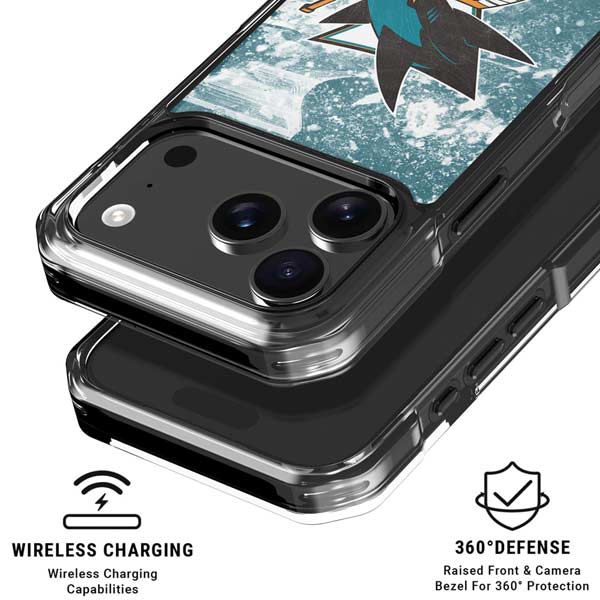 NHL San Jose Sharks Frozen iPhone 17 Pro MagSafe Case