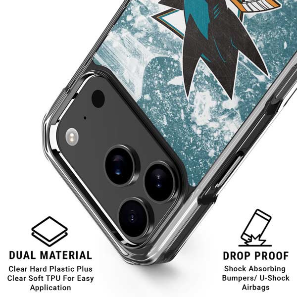 NHL San Jose Sharks Frozen iPhone 17 Pro Max MagSafe Case