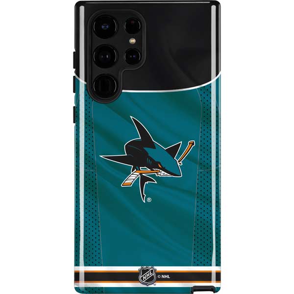 NHL San Jose Sharks Home Jersey Galaxy Cases