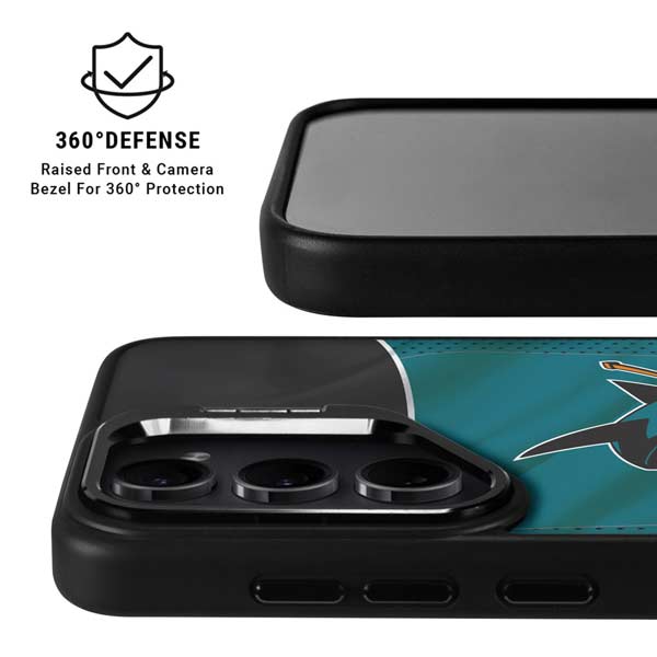 NHL San Jose Sharks Home Jersey Galaxy S26 Ultra Kickstand Case