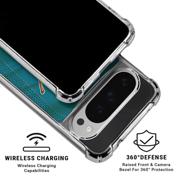 NHL San Jose Sharks Home Jersey Google Pixel 10 Pro XL Clear Case
