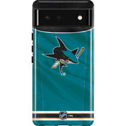 NHL San Jose Sharks Home Jersey Pixel Cases