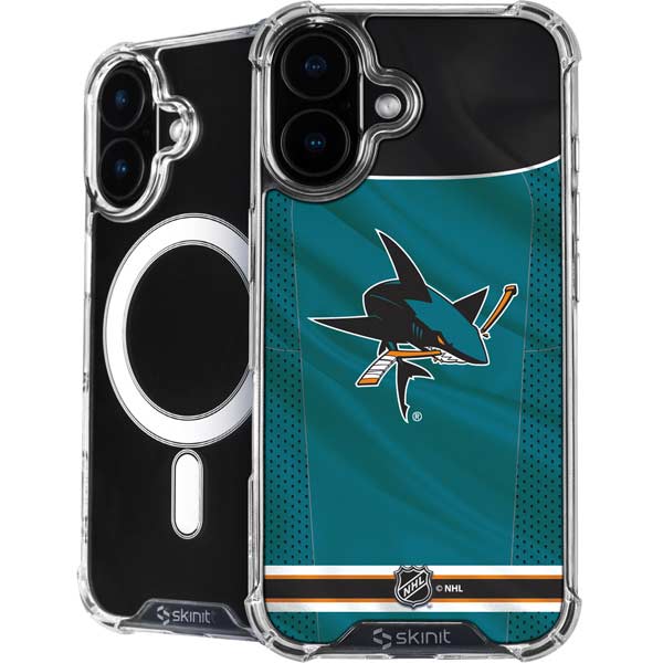 NHL San Jose Sharks Home Jersey iPhone 17 MagSafe Case