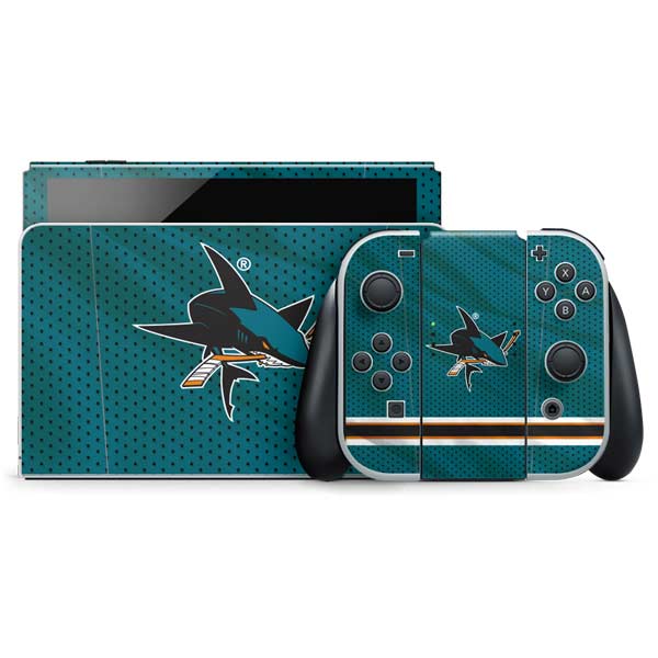 NHL San Jose Sharks Home Jersey Nintendo Skins