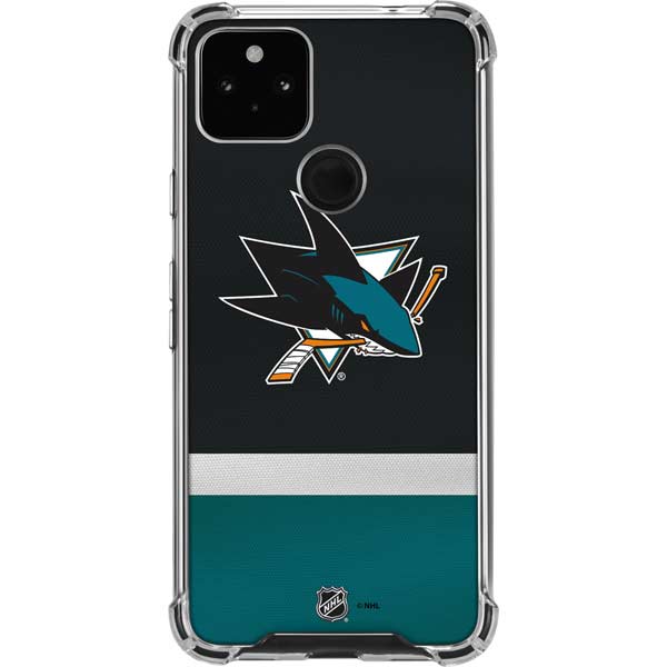 NHL San Jose Sharks Jersey Pixel Cases