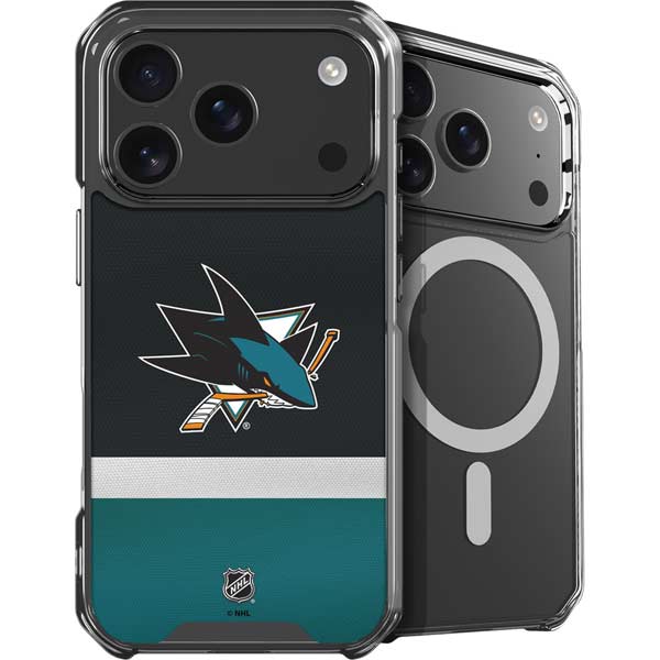 NHL San Jose Sharks Jersey iPhone 17 Pro Max MagSafe Case