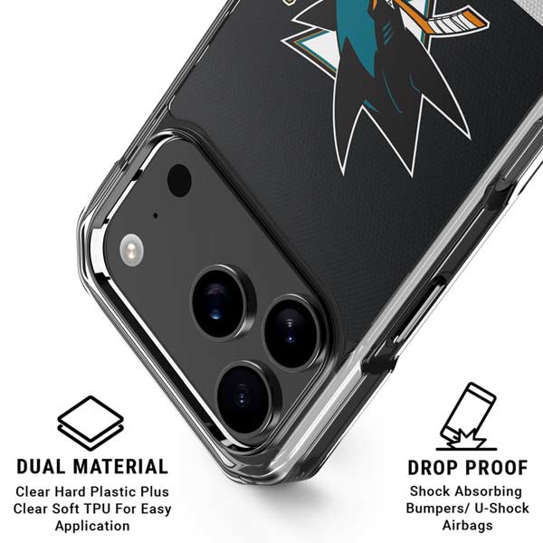 NHL San Jose Sharks Jersey iPhone 17 Pro Max MagSafe Case