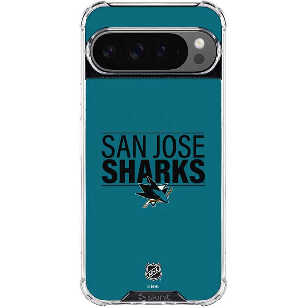 NHL San Jose Sharks Lineup Google Pixel 10 Pro Clear Case