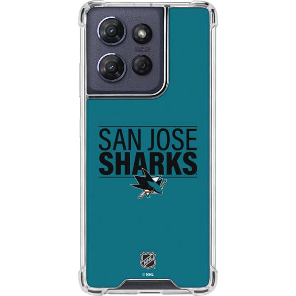 NHL San Jose Sharks Lineup Moto G 5G (2025) Clear Case