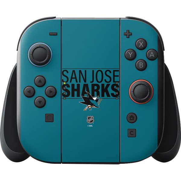 NHL San Jose Sharks Lineup Nintendo Switch 2 (2025) with Joy-Con Skin
