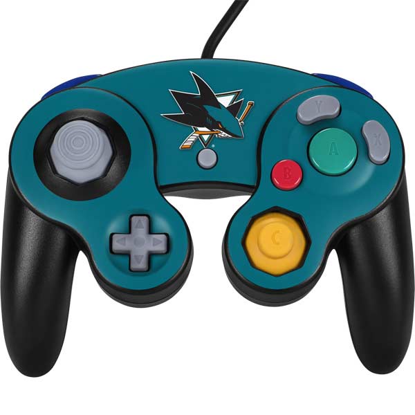 NHL San Jose Sharks Solid Background Nintendo Skins