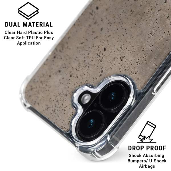 Sandstone Concrete iPhone 17 MagSafe Case