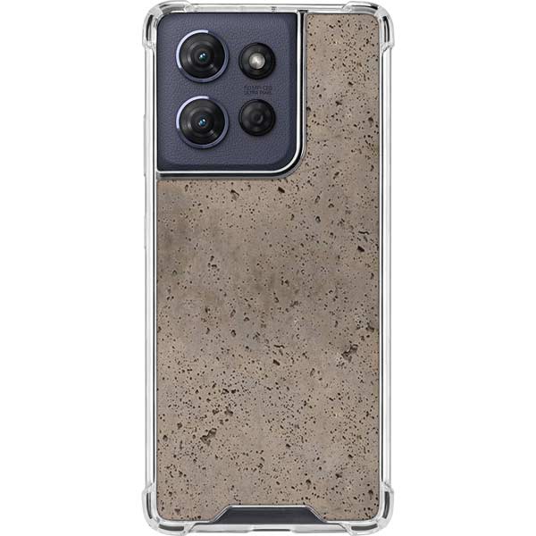 Sandstone Concrete Moto G Power 5G (2025) Clear Case